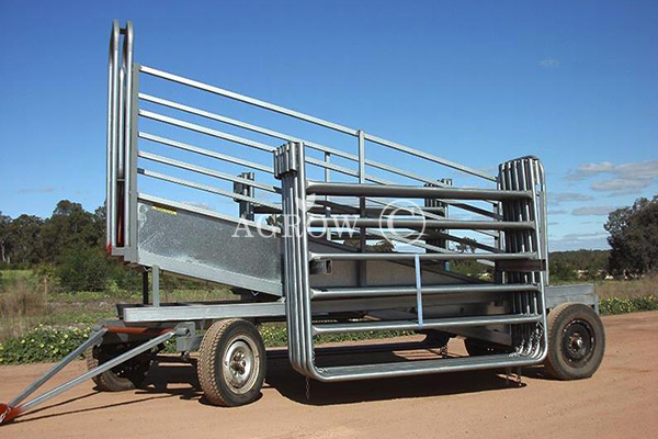 Sistema di acciaio per bestiame bovino zincato a saldare